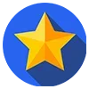 Стикер 39 ⭐️ Star Icons - звёздочки для статуса профиля.