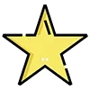 Стикер 25 ⭐️ Star Icons - звёздочки для статуса профиля.