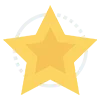 Стикер 7 ⭐️ Star Icons - звёздочки для статуса профиля.