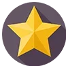 Стикер 59 ⭐️ Star Icons - звёздочки для статуса профиля.