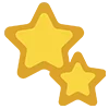 Стикер 22 ⭐️ Star Icons - звёздочки для статуса профиля.