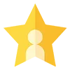 Стикер 47 ⭐️ Star Icons - звёздочки для статуса профиля.