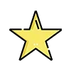 Стикер 26 ⭐️ Star Icons - звёздочки для статуса профиля.