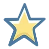 Стикер 36 ⭐️ Star Icons - звёздочки для статуса профиля.