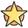 Стикер 23 ⭐️ Star Icons - звёздочки для статуса профиля.