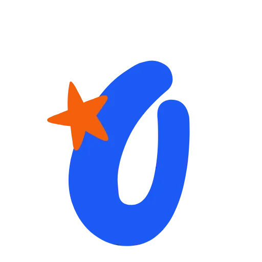 💙 Эмодзи «Синие буквы со звёздочками, анимированные» для Telegram