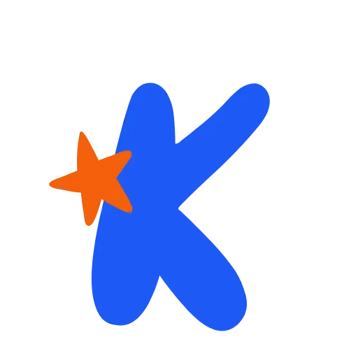 💙 Эмодзи «Синие буквы со звёздочками, анимированные» для Telegram