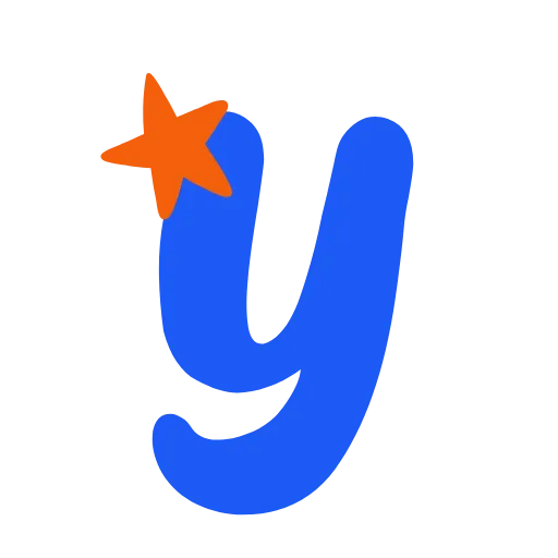 💙 Эмодзи «Синие буквы со звёздочками, анимированные» для Telegram