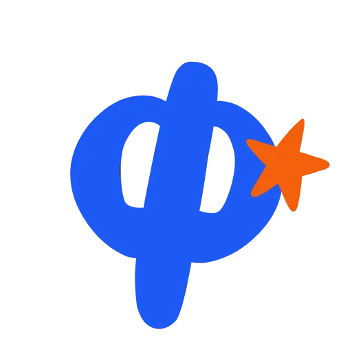 💙 Эмодзи «Синие буквы со звёздочками, анимированные» для Telegram