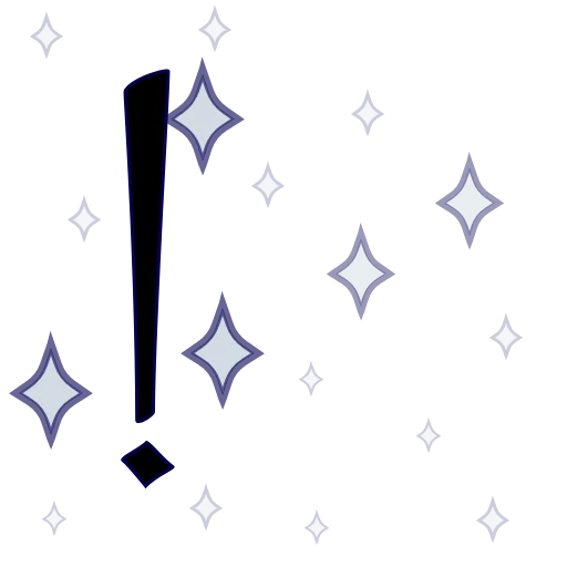🤩 Эмодзи «Буквы с анимированными блёстками и таблички» для Telegram