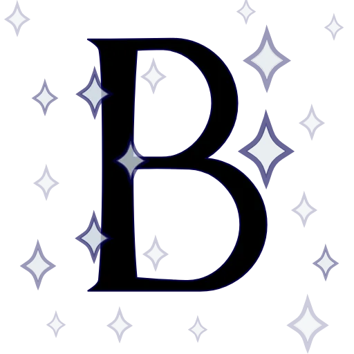 🤩 Эмодзи «Буквы с анимированными блёстками и таблички» для Telegram