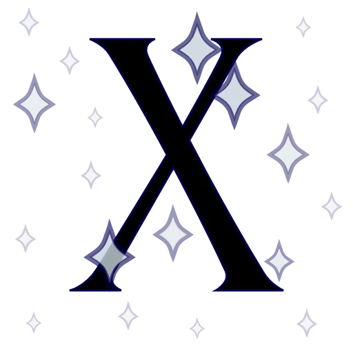 🤩 Эмодзи «Буквы с анимированными блёстками и таблички» для Telegram