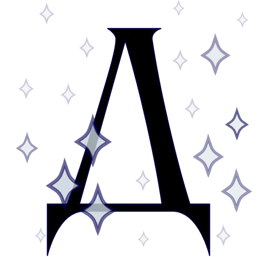 🤩 Эмодзи «Буквы с анимированными блёстками и таблички» для Telegram