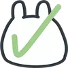 Стикер 49 Bunny Emoji - кролик - символ 2023 года