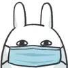 Стикер 24 Bunny Emoji - кролик - символ 2023 года