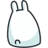 Стикер 43 Bunny Emoji - кролик - символ 2023 года