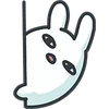 Стикер 45 Bunny Emoji - кролик - символ 2023 года