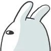 Стикер 11 Bunny Emoji - кролик - символ 2023 года