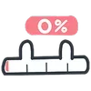 Стикер 50 Bunny Emoji - кролик - символ 2023 года