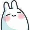 Стикер 42 Bunny Emoji - кролик - символ 2023 года
