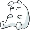 Стикер 29 Bunny Emoji - кролик - символ 2023 года