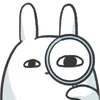 Стикер 22 Bunny Emoji - кролик - символ 2023 года