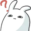 Стикер 15 Bunny Emoji - кролик - символ 2023 года