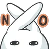 Стикер 13 Bunny Emoji - кролик - символ 2023 года