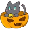 Стикер 32 🐈‍⬛ Halloween - хэллоуин всё ближе, запасаемся паками