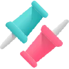 📍 Эмодзи «канцелярка» для Telegram