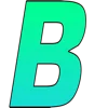 ❤️ Эмодзи «Зелёный градиент, русские и английские» для Telegram
