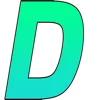 ❤️ Эмодзи «Зелёный градиент, русские и английские» для Telegram