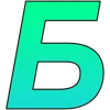 ❤️ Эмодзи «Зелёный градиент, русские и английские» для Telegram