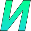 ❤️ Эмодзи «Зелёный градиент, русские и английские» для Telegram