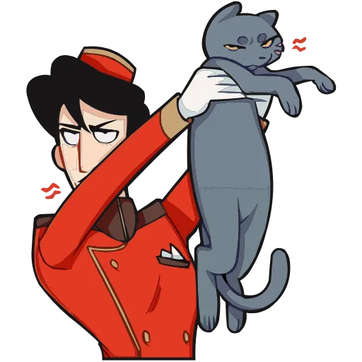 🐈‍⬛ Эмодзи «Степан» для Telegram