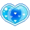 Стикер 9 Blue #color #blue #cute #girl