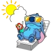 😎 Эмодзи «Стич» для Telegram