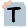 Стикер 53 Sticker Letters