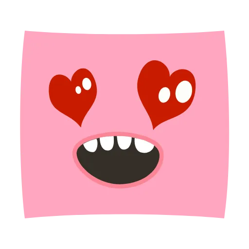 Стикер 9 😮 Sticky Squares Emoji - квадратные смайлы