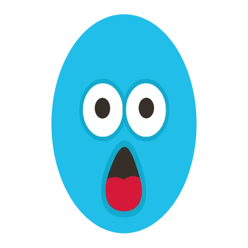 Стикер 11 😮 Sticky Squares Emoji - квадратные смайлы