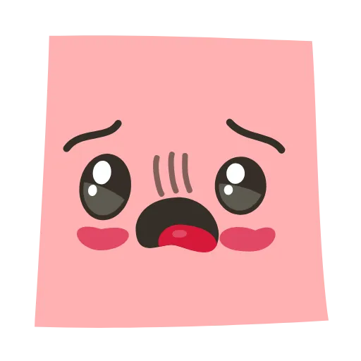 Обложка набора 😮 Sticky Squares Emoji - квадратные смайлы