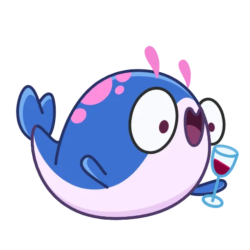 🍷 Стикер «Stingray Smiles» для Telegram