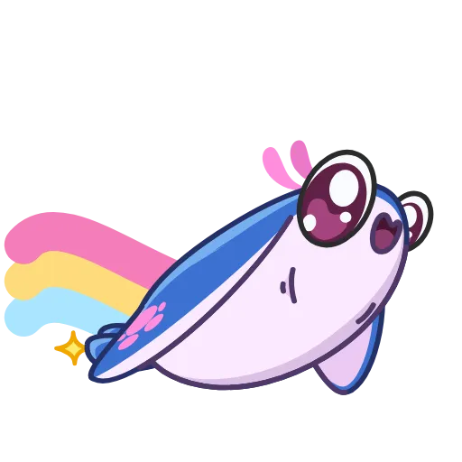 🌈 Стикер «Stingray Smiles» для Telegram