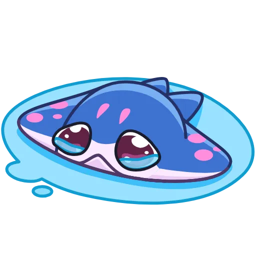 😭 Стикер «Stingray Smiles» для Telegram