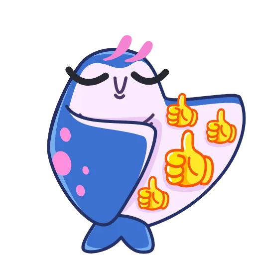 👍 Стикер «Stingray Smiles» для Telegram