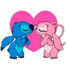 Стикер 16 Stitch And Angel624