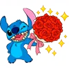 Стикер 46 Stitch And Angel624
