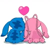 Стикер 17 Stitch And Angel624