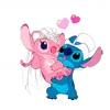 Стикер 36 Stitch And Angel624