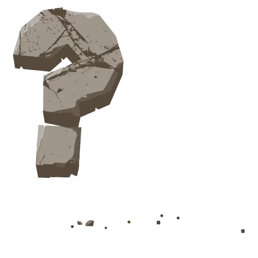 Стикер 44 Stone Letters - каменные буквы анимированные